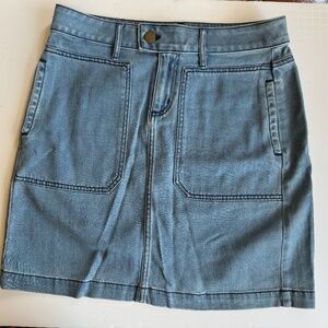Ann Taylor Loft Denim Mini Skirt